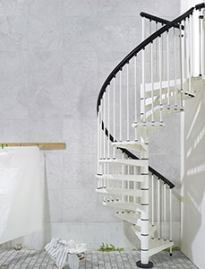 Sky030 Spiral Staircase White